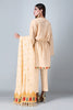 Khaadi X Esra Embroidered 3 Piece · Full Suit – FK20403 Beige