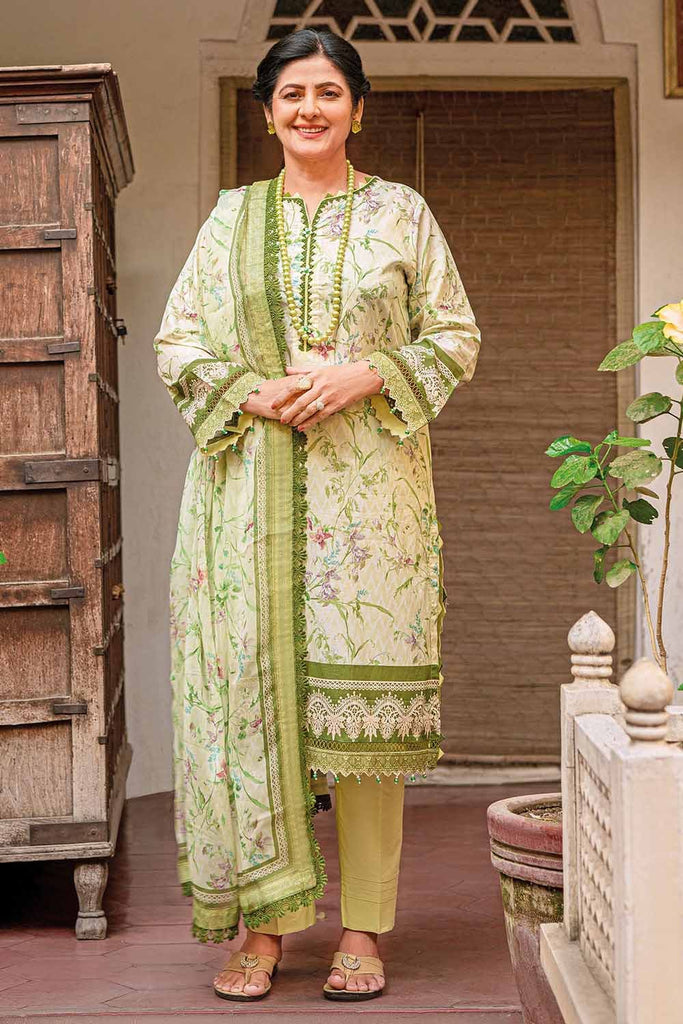 Gul Ahmed Summer 2023 - Tribute Collection – 3PC Lawn Digital Printed Suit With Chiffon Dupatta BM-32004