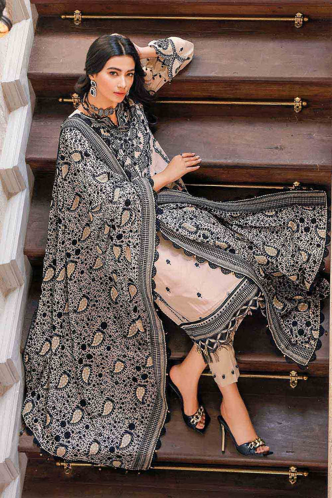 Gul Ahmed Summer 2023 - Premium Collection – 3PC Embriodered Chiffon Suit LE-32009