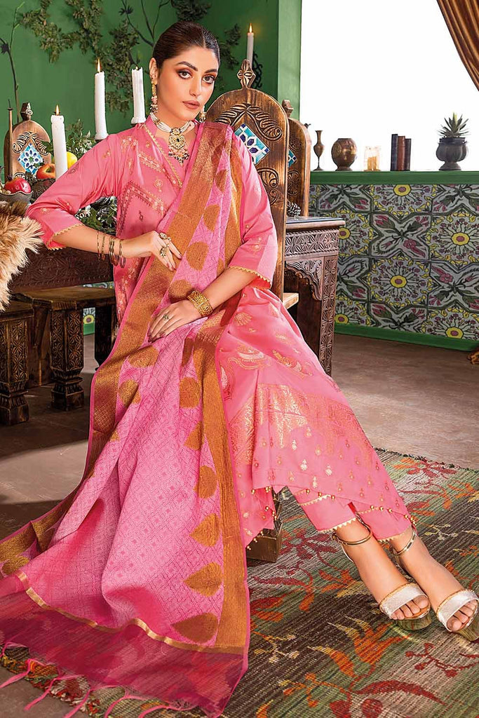 Gul Ahmed Summer 2023 - Premium Collection – 3PC Jacquard Suit MJ-32020