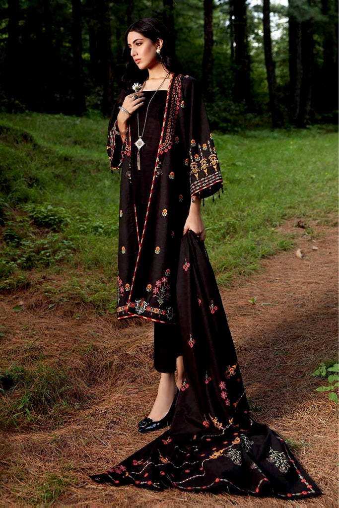 Gul Ahmed Fall/Winter Collection 2021 – 2PC Digital Printed Khaddar Suit TK-12008 B