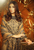 AlKaram Winter Collection 2019 – 3 Piece Printed Khaddar Suit with Khaddar Dupatta – FW-05-19-Brown
