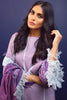 AlKaram Winter Collection – Three Piece Embroidered Karandi Suit With Printed Karandi Dupatta – FW-07-20-Purple