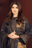 AlKaram Winter Collection – Three Piece Printed Karandi Suit With Printed Karandi Dupatta – FW-08-20-Black