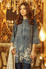 AlKaram Winter Collection 2019 – 3 Piece Embroidered Plain Viscose Suit with Plain Viscose Dupatta – FW-10.1-19-Blue