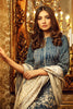 AlKaram Winter Collection 2019 – 3 Piece Embroidered Plain Viscose Suit with Plain Viscose Dupatta – FW-10.1-19-Blue