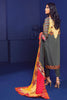 AlKaram Winter Collection – Three Piece Printed Cotail Suit With Printed Cotail Viscose Dupatta – FW-11-20-Grey