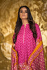 AlKaram Winter Collection 2019 – 3 Piece Printed Khaddar Suit with Printed Shawl – FW-13-19-Pink