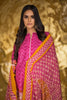 AlKaram Winter Collection 2019 – 3 Piece Printed Khaddar Suit with Printed Shawl – FW-13-19-Pink