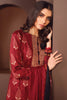 AlKaram Winter Collection – Three Piece Embroidered Twill Suit With Printed Twill Viscose Dupatta – FW-13.1-20-Red