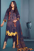 AlKaram Winter Collection – Three Piece Embroidered Khaddar Suit With Printed Khaddar Dupatta – FW-16-20-Blue