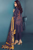 AlKaram Winter Collection – Three Piece Embroidered Khaddar Suit With Printed Khaddar Dupatta – FW-16-20-Blue