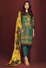 AlKaram Winter Collection – Three Piece Printed Plain Viscose Suit With Printed Plain Viscose Dupatta – FW-19-20-Green
