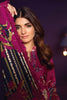 AlKaram Winter Collection – Three Piece Printed Plain Viscose Suit With Printed Plain Viscose Dupatta – FW-19-20-Pink