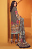 AlKaram Winter Collection – Three Piece Printed Cotail Suit With Printed Cotail Viscose Dupatta – FW-2.1-20-Grey