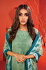 AlKaram Winter Collection – Three Piece Embroidered Karandi Suit With Printed Karandi Dupatta – FW-20.1-20-Green