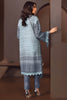 AlKaram Winter Collection – Two Piece Printed Karandi Suit With Dyed Karandi Trouser – FW-24.1-20-Blue