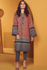 AlKaram Winter Collection – Two Piece Printed Karandi Suit With Dyed Karandi Trouser – FW-24.1-20-Maroon