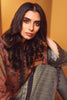 AlKaram Winter Collection – Two Piece Printed Karandi Suit With Dyed Karandi Trouser – FW-24.1-20-Maroon
