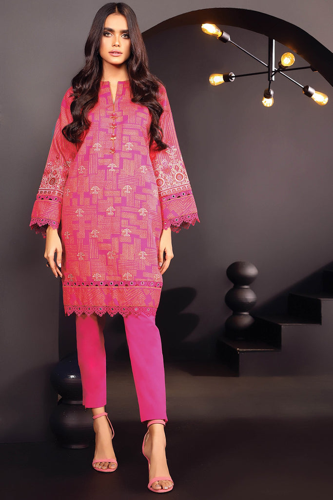 AlKaram Winter Collection – One Piece Embroidered Khadar shirt – FW-28.1-20-Pink
