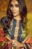 AlKaram Winter Collection 2019 – 3 Piece Printed Cotton Satin Suit with Fancy Dupatta – FW-29-19-Blue