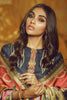 AlKaram Winter Collection 2019 – 3 Piece Printed Cotton Satin Suit with Fancy Dupatta – FW-29-19-Blue
