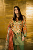 AlKaram Winter Collection 2019 – 3 Piece Printed Cotton Satin Suit with Fancy Dupatta – FW-31.1-19-Green