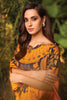 AlKaram Winter Collection – Two Piece Embroidered Khaadar Suit With Dyed Khaddar Trouser – FW-34-20-Chrome Yellow