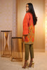 AlKaram Winter Collection 2019 – 2 Piece Printed Khaddar Suit with Khaddar Trouser – FW-35-19-Rust