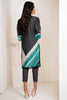 AlKaram Winter Collection – Two Piece Printed Karandi Suit With Dyed Karandi Trouser – FW-36-20-Black