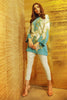 AlKaram Winter Collection 2019 – 2 Piece Printed Twill Viscose Suit with Twill Viscose Trouser – FW-39-19-Blue