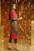 AlKaram Winter Collection 2019 – 2 Piece Printed Twill Viscose Suit with Twill Viscose Trouser – FW-39-19-Orange