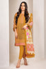 AlKaram Winter Collection – Three Piece Embroidered Khaddar Suit With Printed Khaddar Dupatta – FW-41-20-Mustard