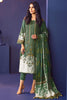 AlKaram Winter Collection – Three Piece Printed Khaddar Suit With Printed Khaddar Dupatta – FW-42-20-Green