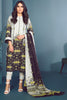 AlKaram Winter Collection – Three Piece Printed Khaddar Suit With Printed Khaddar Dupatta – FW-43-20-Black
