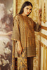 AlKaram Winter Collection 2019 – 3 Piece Printed Khaddar Suit with Khaddar Dupatta – FW-6.1-19-Olive