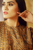 AlKaram Winter Collection 2019 – 3 Piece Printed Khaddar Suit with Khaddar Dupatta – FW-6.1-19-Olive