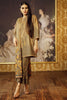 AlKaram Winter Collection 2019 – 3 Piece Printed Khaddar Suit with Khaddar Dupatta – FW-6.1-19-Olive