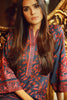 AlKaram Winter Collection 2019 – 3 Piece Embroidered Plain Viscose Suit with Plain Viscose Dupatta – FW-9.1-19-Blue