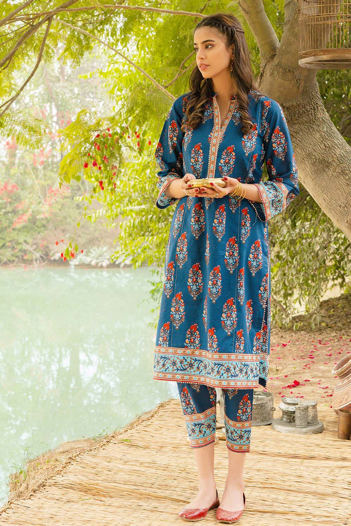 Gul Ahmed Summer Basic Lawn 2021 · 1PC Unstitched Printed Lawn Fabric SL-891 A