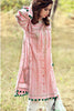 Gul Ahmed Gypsy Folk Lawn Collection - Baby Pink 2 Pc Embroidered Blended Chiffon GT-03