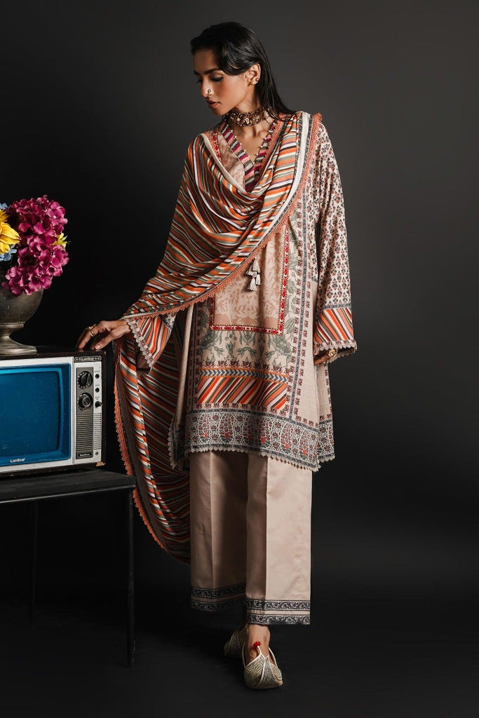Sana Safinaz Mahay Winter Collection 2023 – H232-018B-DC