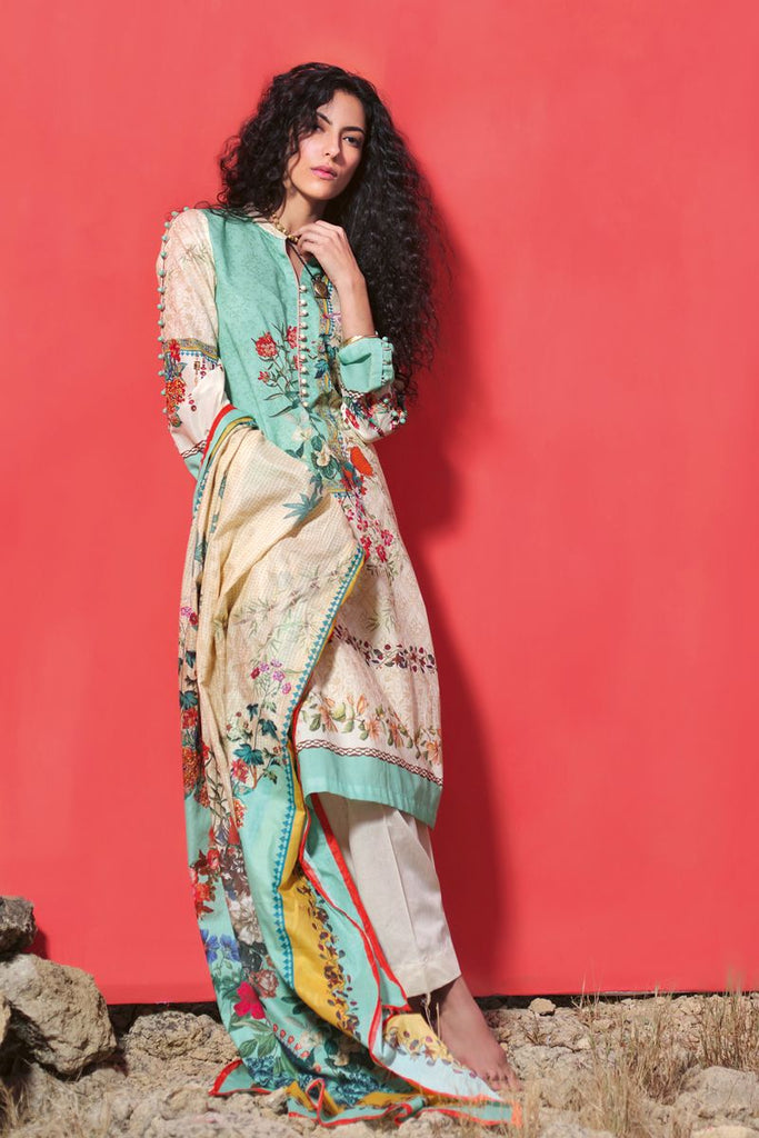 Gul Ahmed Summer 2020 – Basic Collection – 3PC Unstitched Lawn Suit CL-769