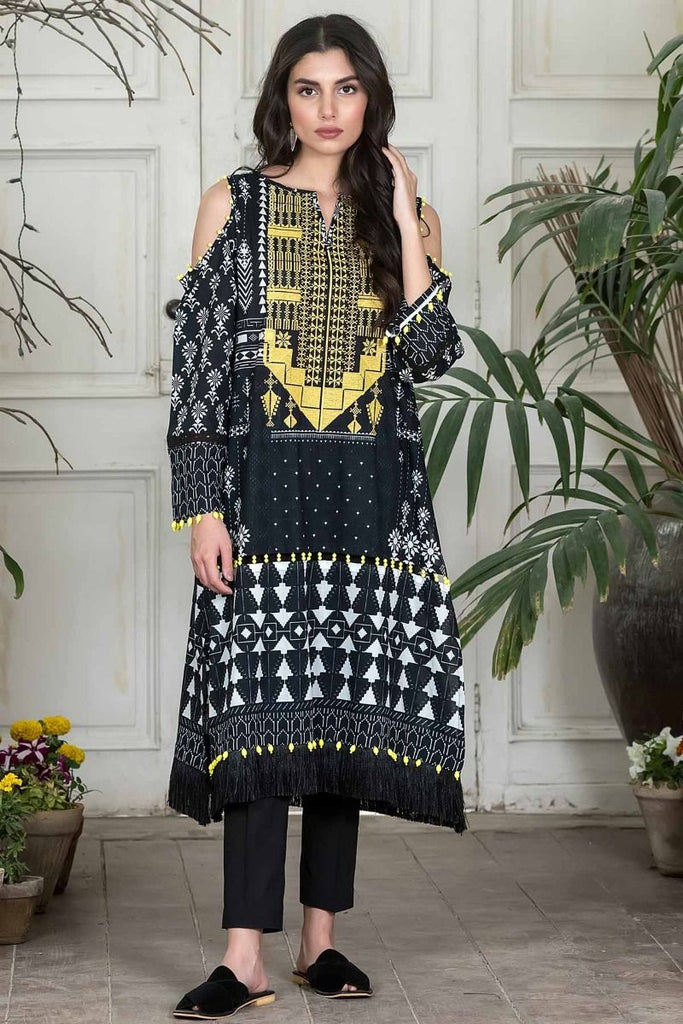 Khaadi Summer Lawn Collection 2018 Vol-2 – I18203 Black