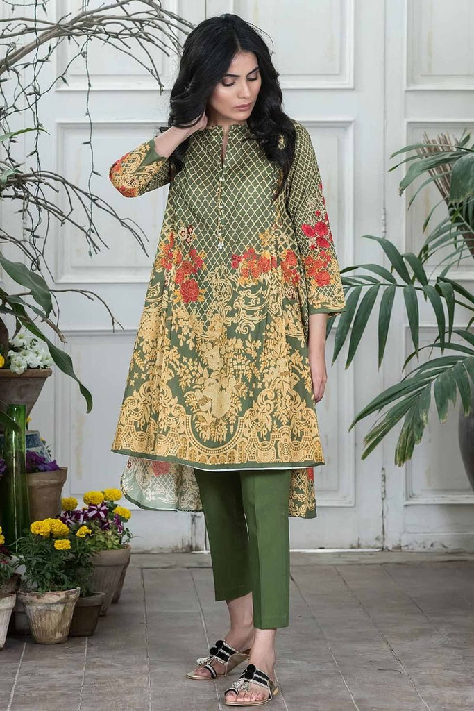 Khaadi Summer Lawn Collection 2018 Vol-2 – I18204 Green