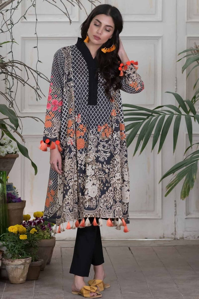 Khaadi Summer Lawn Collection 2018 Vol-2 – I18204 Black
