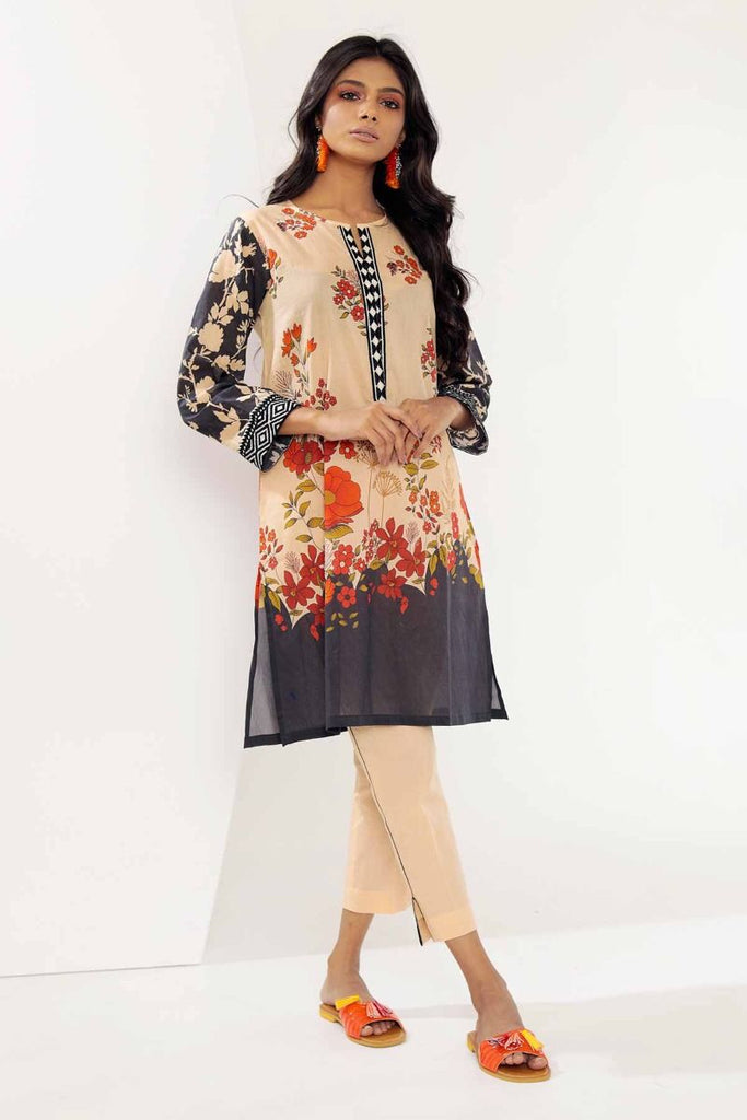 Khaadi Mid Summer Lawn Collection 2018 – I18304 Beige 2Pc