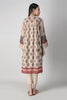 Khaadi Spring Collection 2021 – 2PC Suit · Embroidered Kameez Pants · I21104 Beige