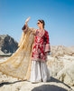 Erum Khan Luxury Lawn Collection 2021 – ER06-ETHNIC SCARLET