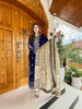 Qalamkar Luxury Velvet Collection – V-02